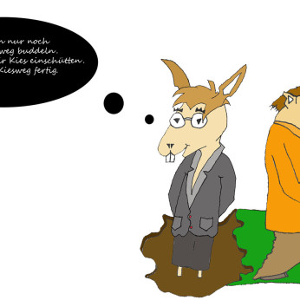 Hasewildschwein gezeichnet von Sam