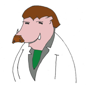 Conic-Schwein gezeichnet von Tim